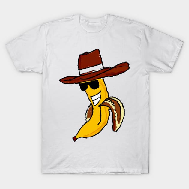 Crooked smile banana T-Shirt by design19970